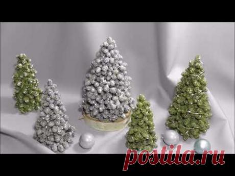 Елочка своими руками. Елочка для новогоднего декора, композиций.