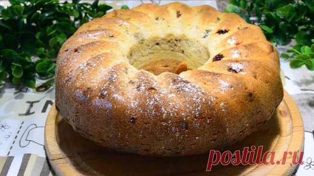 Самый вкусный домашний кекс с изюмом - пошаговый видео рецепт за 3 минуты! – пошаговый рецепт с фотографиями
