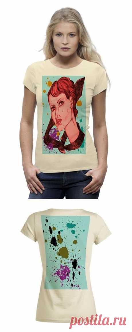 Футболка Stella Wants (Женская) &quot;Девушка в галстуке.&quot; от Printissimo - Printio