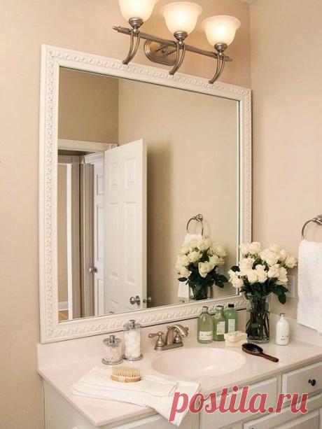 Тонкости по оснащению ванной комнаты зеркалами — Мой дом