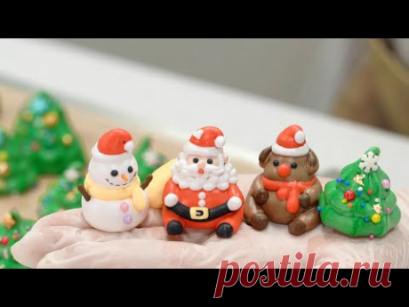 Chrisrmas Meringue Cookies 크리스마스 머랭쿠키 만들기ㅣSUGAR BEAN