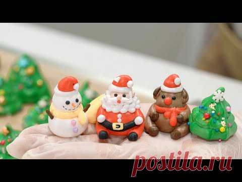 Chrisrmas Meringue Cookies 크리스마스 머랭쿠키 만들기ㅣSUGAR BEAN