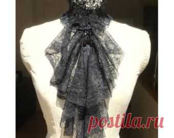 Items similar to Tutorial How to Make a Victorian Jabot - Victorian lace jabot - pdf tutorial on Etsy
