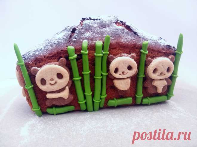 Кекс " Панда " с изюмом!