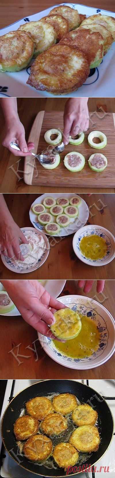 Кабачки с мясом в кляре | Готовим вместе