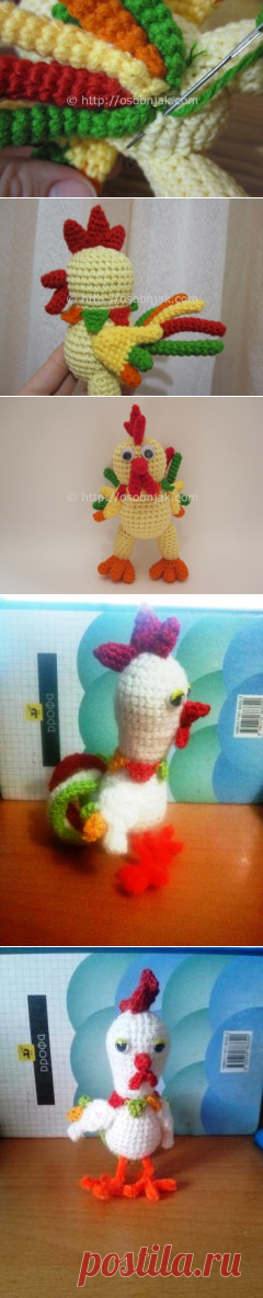 МК - ПЕТУШОК. Символ года 2017 крючком.