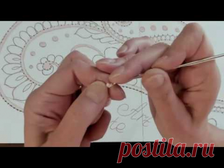 МК по вязанию ирландского кружева. Воротник &quot;Версаль&quot;. Урок 2. Irish crochet lace + Tunisian crochet