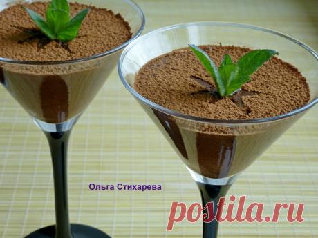 шоколадный мусс....