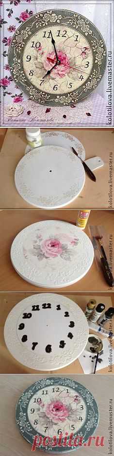 МК часы "Старинные розы".