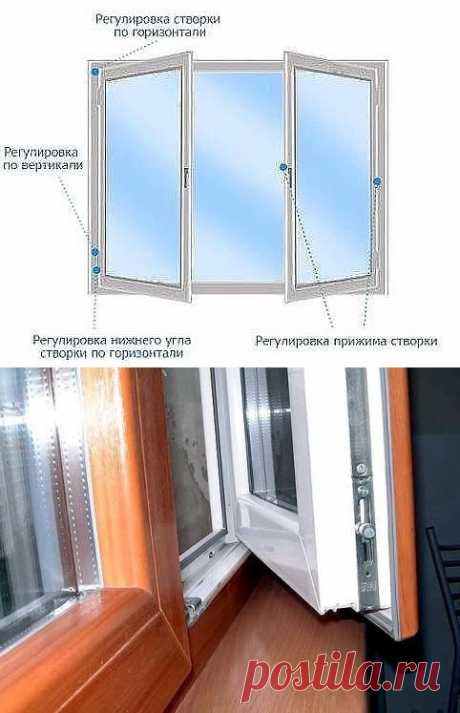 Регулируем, ремонтируем окна.