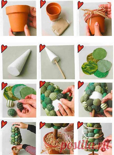 Елка своими руками: 30 мастер-классов с фото