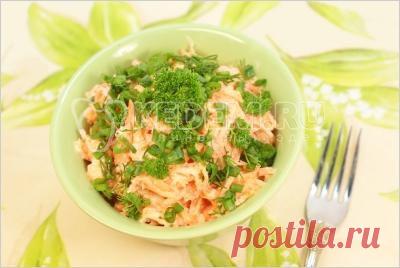 Морковный салат с хреном - Салаты. Овощные салаты