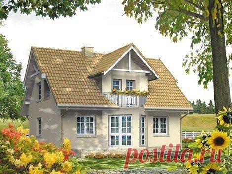 Проект мансардного дома | Дачный сад и огород