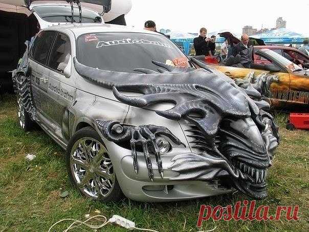 Необычный тюнинг авто