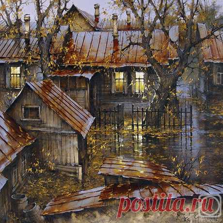 Улочки Саратова... Художник Вячеслав Курсеев