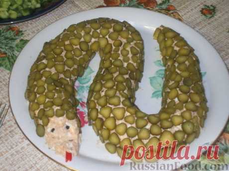 Рецепт: Салат "Змейка" на RussianFood.com