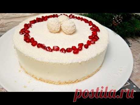 БЕЗ ДУХОВКИ! Потрясающий Торт "РАФАЭЛЛО" за 5 МИНУТ с Творога!Cake in 5 minutes