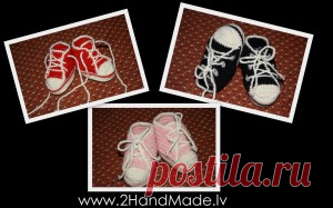 2HandMade  &raquo; Blog Archive   &raquo; Кроссовки вязаные из шерстяных ниток / Čības adītas no vilnas dzijas