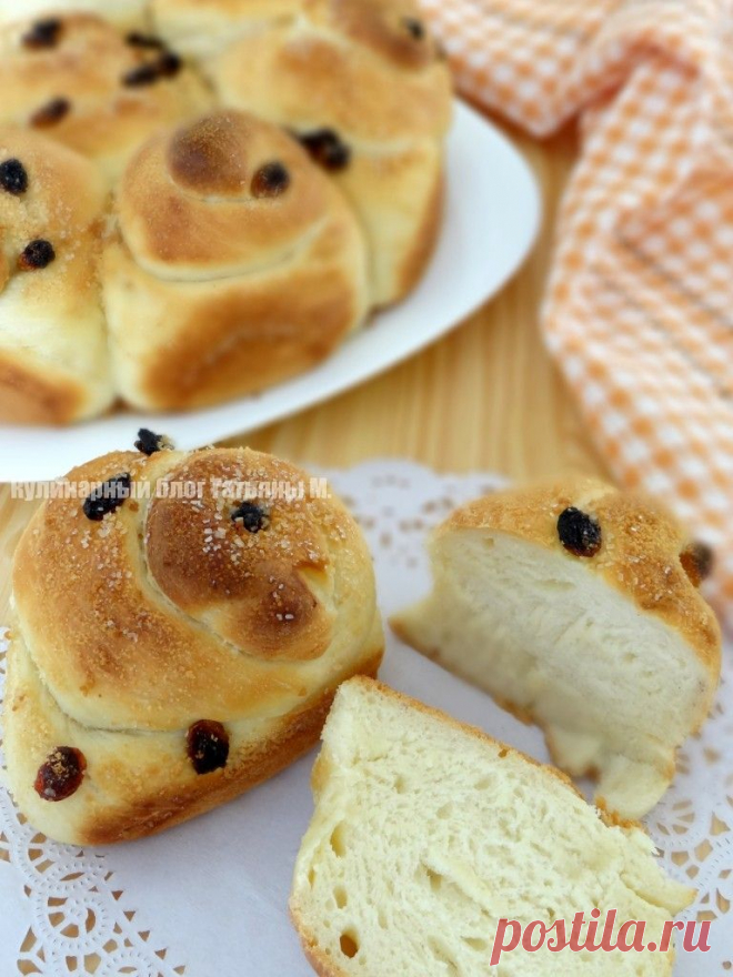 Сдобные булочки | Кулинарный блог Татьяны М.