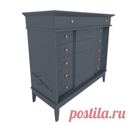 Высокий комод из массива бука Лайквуд Л 11