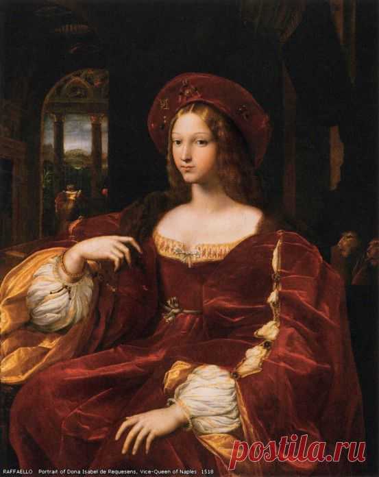 Рафаэль Санти
(1483-1520) 
Портрет Жанны де Арагон