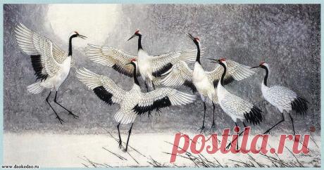 японские журавли