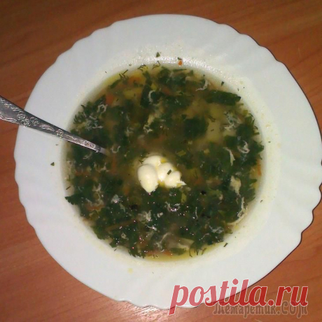 Щи зеленые весенние из крапивы