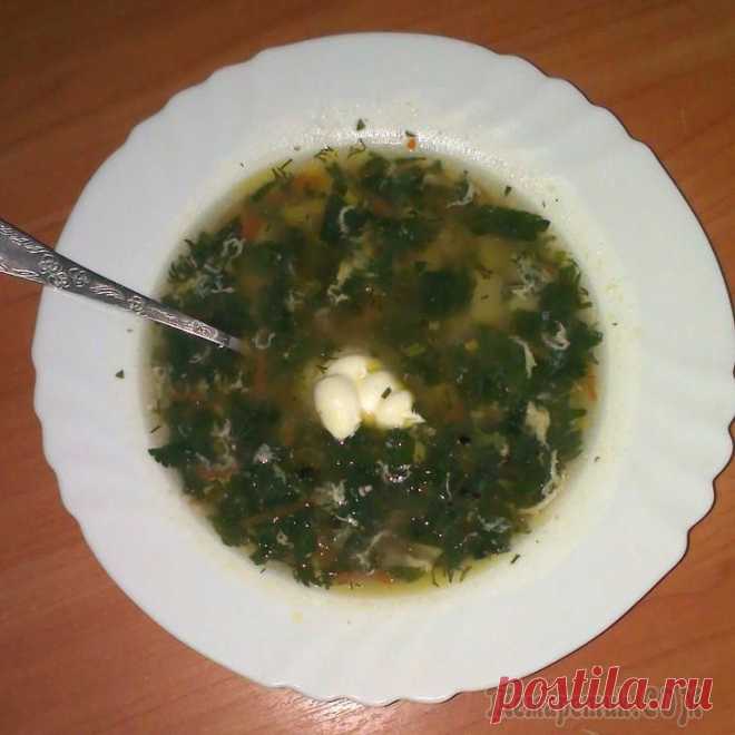 Щи зеленые весенние из крапивы