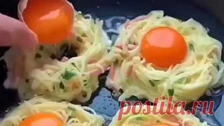 Очень вкусный завтрак 😋