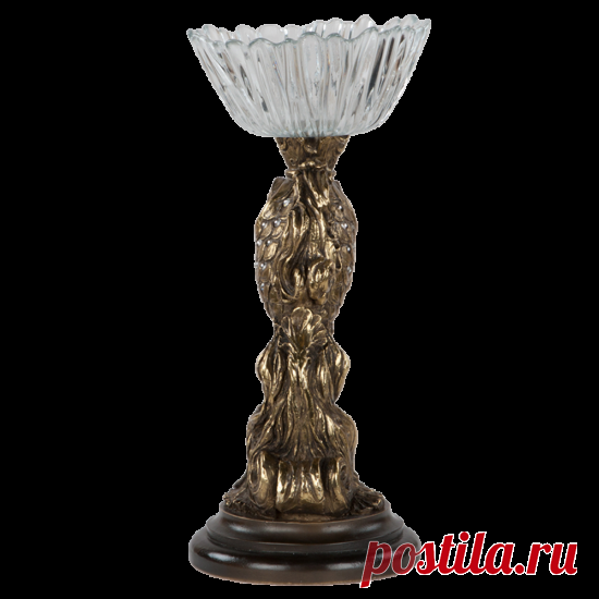 Фруктовница-конфетница Заветное желание, под золото, в BOGACHO.