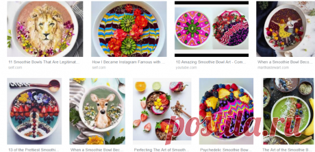 smoothie bowl art - Google Търсене