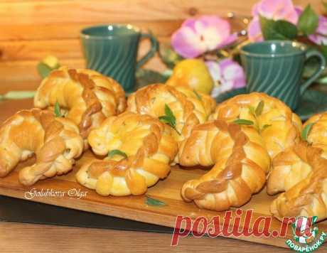Плетеные булочки на молоке с начинкой – кулинарный рецепт