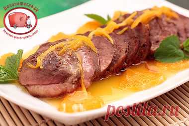 Рецепт Утка в мандариновом соусе - Французская кухня - Деликатеска.ру — Деликатеска.ру