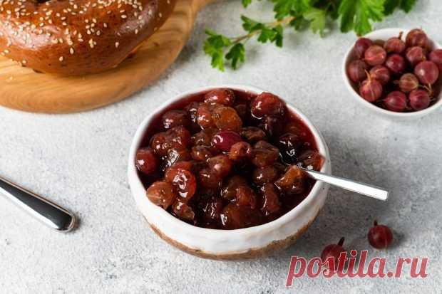 “Царское” варенье из крыжовника с орехами — Сад Заготовка