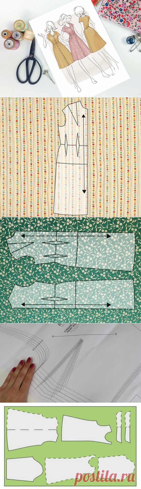 РАСКЛАДКА ВЫКРОЙКИ НА ТКАНИ: ПОЛНОЕ РУКОВОДСТВО (Шитье и крой) – Журнал Вдохновение Рукодельницы