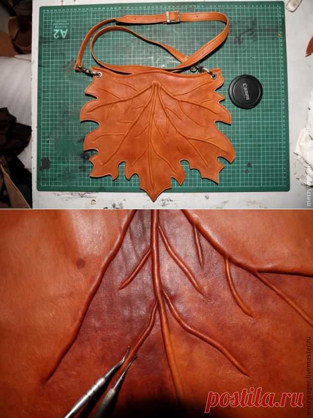 Оригинальная сумка Кленовый лист - мастер-класс