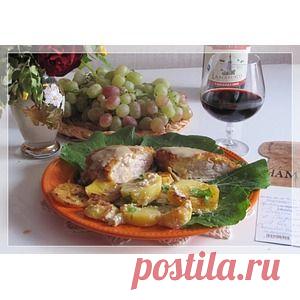 Куриный сюпрем с соусом "Шампань"