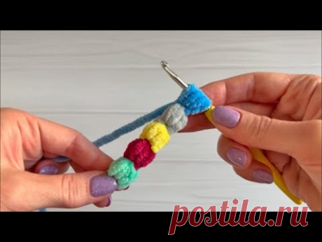 ВАУ, СУПЕР 💯СВЯЗАЛА КРЮЧКОМ ИЗ ОСТАТКОВ ПРЯЖИ