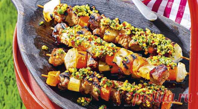 Шашлычок из свинины на шпажках с дайконом и морковью – пошаговый рецепт с фото на сайте Гастроном