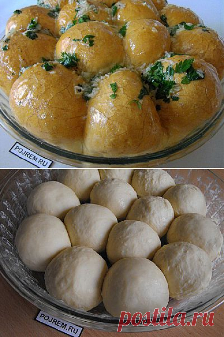Пампушки с чесноком. Украинские чесночные пампушки к борщу - рецепт с фото