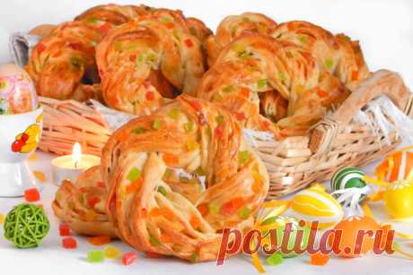 Пасхальные веночки с цукатами
