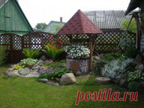 ИДЕИ ДЛЯ ОФОРМЛЕНИЯ ПРИУСАДЕБНОГО УЧАСТКА. КОЛОДЕЦ