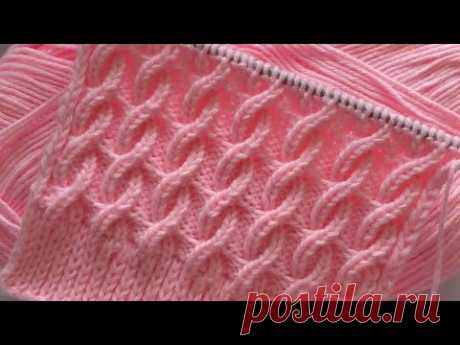 HERMOSO PUNTO TEJIDO A DOS AGUJAS | SAMANTHA