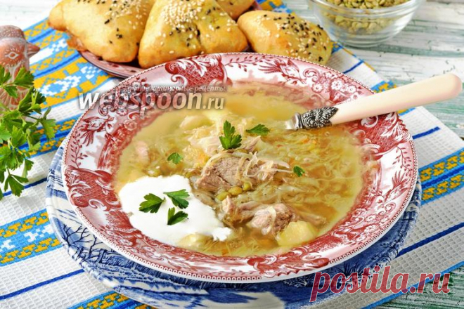 Щи с горохом  Приготовим щи с горохом и капустой.
Сегодня предлагаю приготовить щи с горохом. Блюдо получается сытным, ароматным и вкусным.