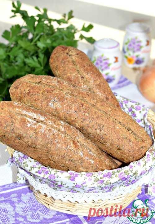 Мини-багеты с жареным луком - кулинарный рецепт