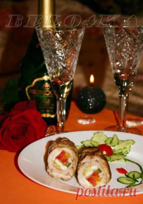 Мясные рулетики "Для любимой" - кулинарный рецепт
