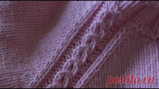 Регланная линия для розовой кофты