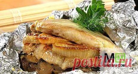Мясо многослойное, запеченное в фольге - кулинарный рецепт. Миллион Меню