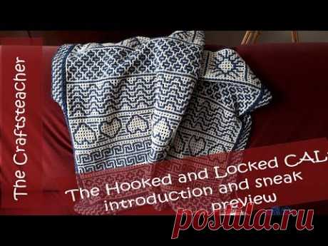 Hooked and Locked CAL Intro vlog The Craftsteacher,ленивый жаккард видео мастер-классы.