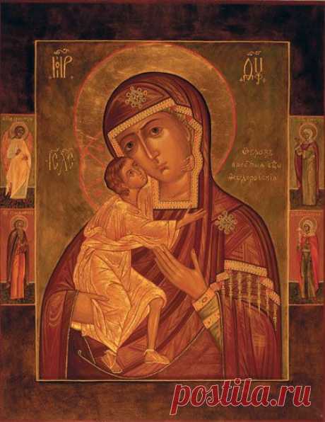 Молитва перед Феодоровской иконой Пресвятой Богородицы


К кому воззову, Владычице, к кому прибегну в печали моей, к кому принесу слезы и воздыхания моя, аще не к Тебе, Царице небесе и земли. Кто исторгнет мя из тины грехов и беззаконий, аще не Ты, о Мати Живота, Заступнице и Прибежище рода человеческаго. Услыши стенание мое, утеши мя и помилуй в горести моей, защити в бедах и напастей, избави от озлоблении и скорбей и всяких недугов и болезней, от враг видимых и невидимых, умири вражду